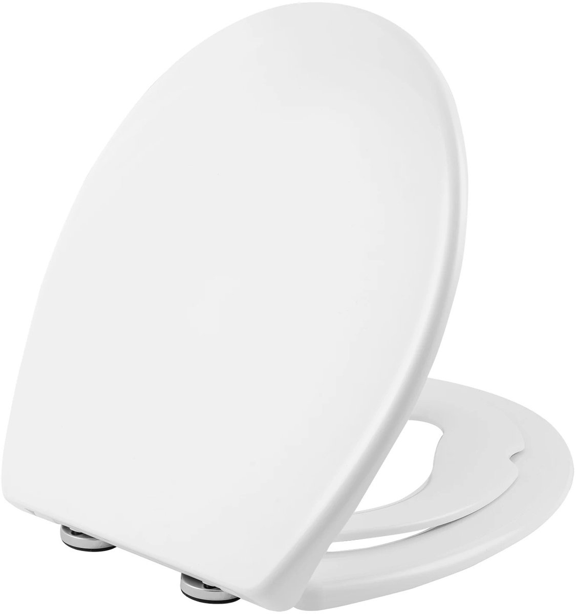 Cellista Toiletbril O-vorm - WC Bril met Kinderzitje - Soft Close Toiletdeksel - Quick Release WC Zitting - Verstelbaar 75-195 mm