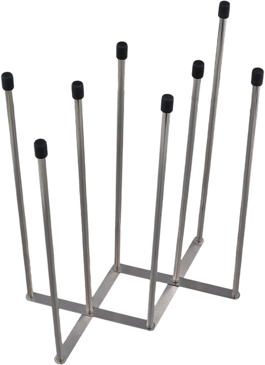 Flessenhouder - Draineerrek - Keuken Organizer - Uittrekbaar Frame - 27 x 20 cm - Zilver