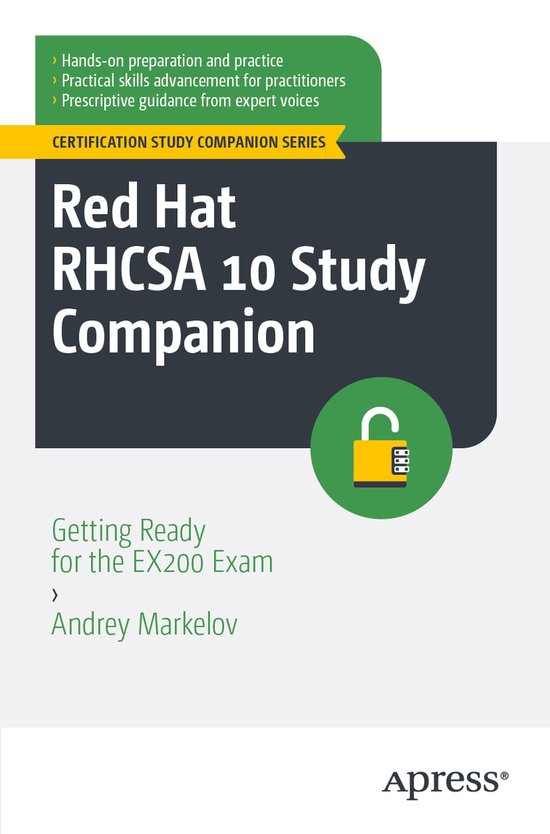 Certification Study Companion Series- Red Hat RHCSA 10 Study ... - cover