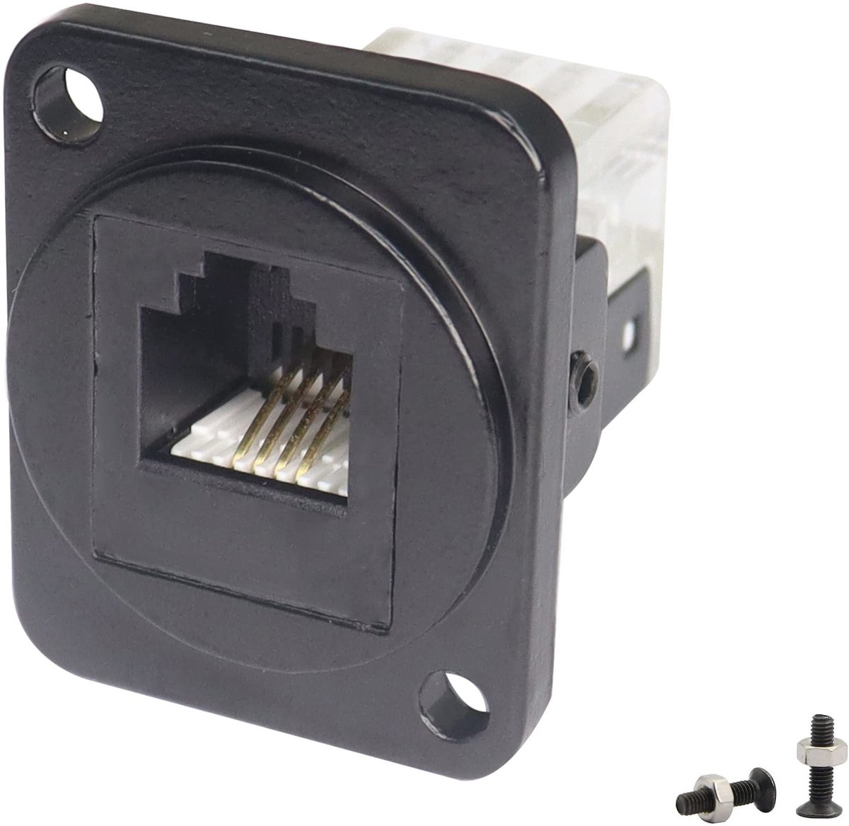 QIANRENON RJ11 Coupler - Dual Ended Female Adapter voor Telefoonverbindingen