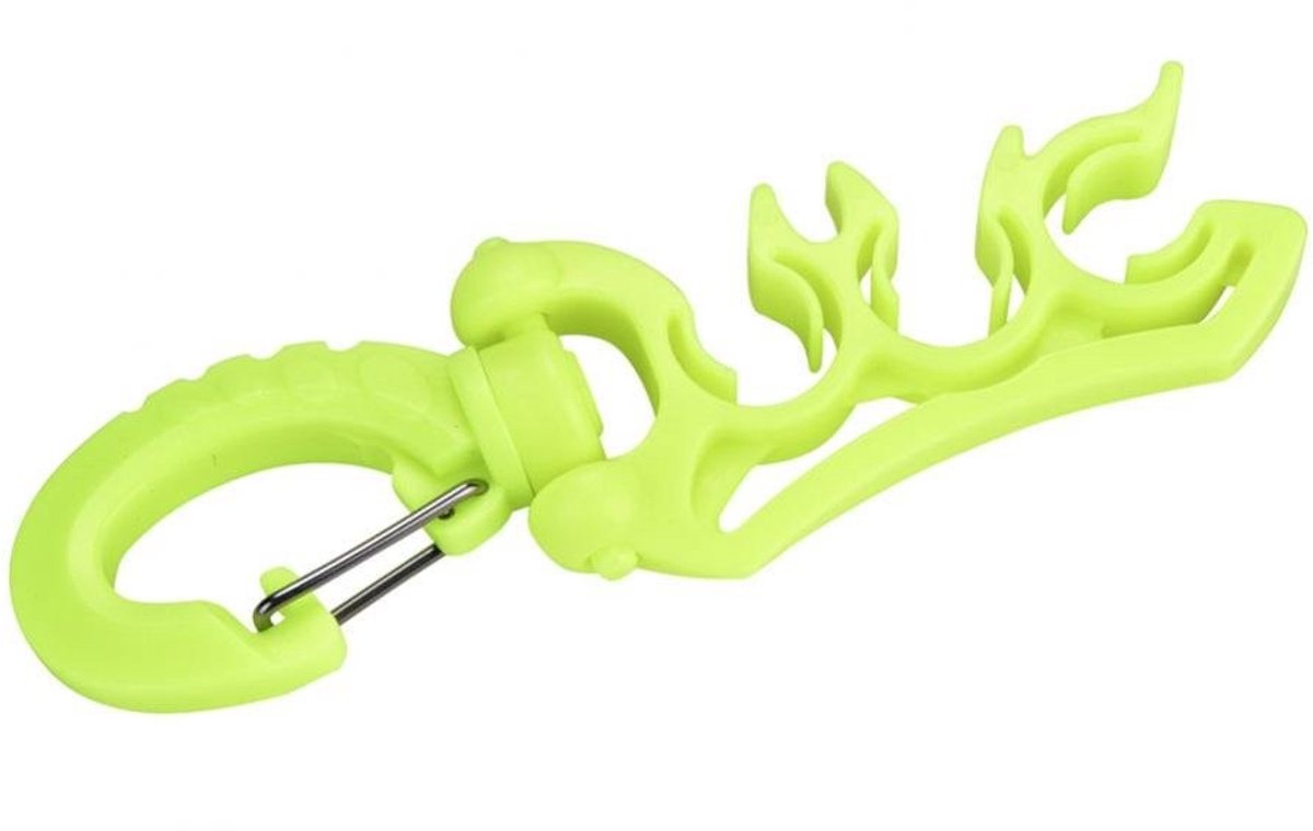 Allecto - BCD Hose Houder - Duik Regulator Bevestiging - Rvs Bevestigingsclip - Duikaccessoires - Verkrijgbaar in 3 kleuren - Geschikt voor duikers..