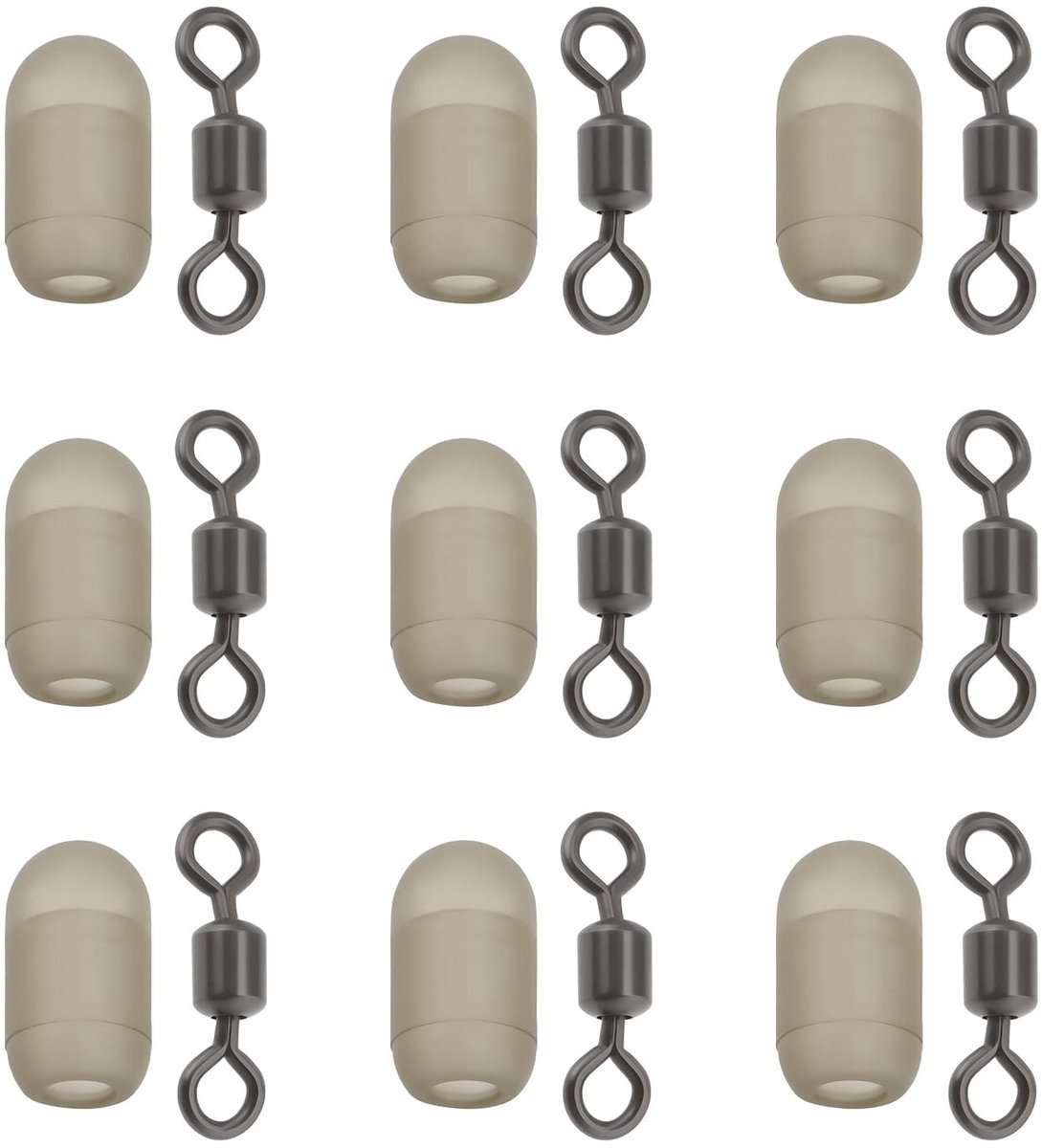 Allecto - Swivel Stop Anti Entangling Beads - 20 Stuks - Effectieve bescherming - Groen - Visserslijnen - Voorkomt klitten - Ideaal voor vissen - A..