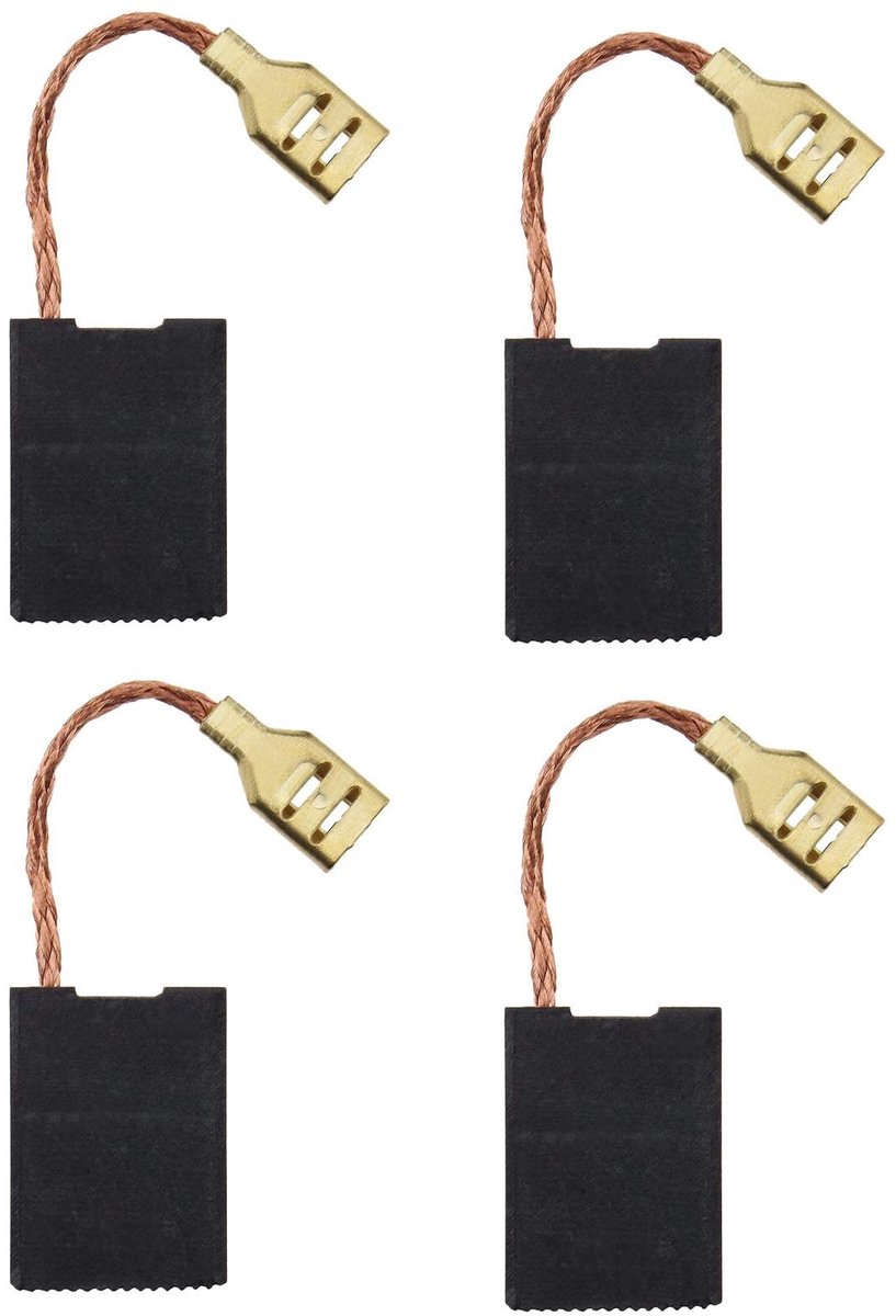 Allecto - Koolborstel - 6,3x16x22mm - 2 paar koolborstels voor elektrisch gereedschap - Hoogwaardige koolstof - Compatibel met Bosch - Duurzaam en ..
