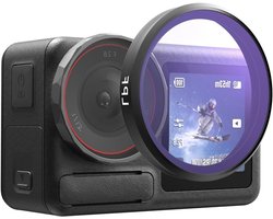 Lichtvervuiling Verminderingsfilter voor DJI Osmo Action 5 Pro/Action 4/Action 3, Nachtluchtfilter en HD Optisch Glas Lensfilter met Multilayer Nano Coating voor Actiecamera