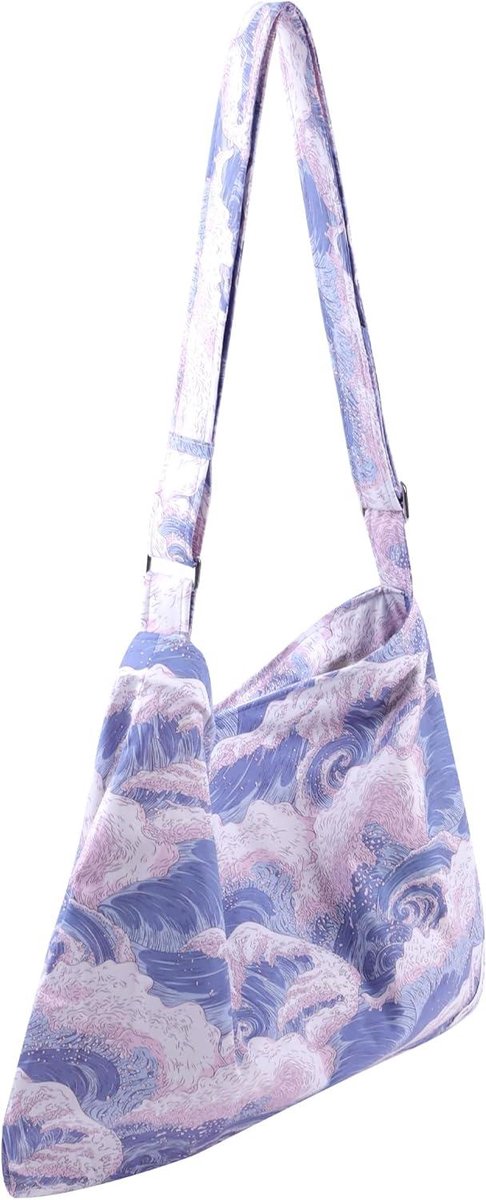 Dames Handtas - Schoudertas Hobo - Dagelijks Gebruik - Verstelbare Band - 40 x 5 x 32 cm - Zwart