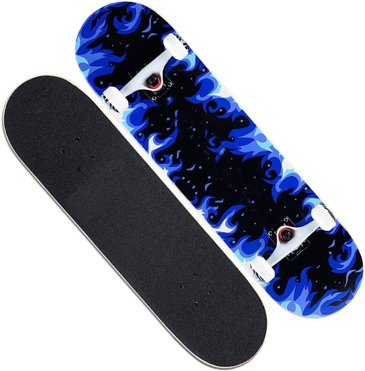 Compleet Skateboard Beginnersboard Stunts Uitvoeren Dubbelzijdig Deck 31×8 Inch