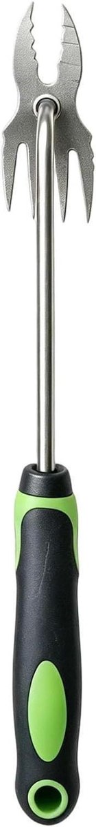 Tuinwerktuig - Grasverwijderaar Hark - Gazon Onderhoud - Ergonomische Handgreep - 37 cm Lengte - Grijs