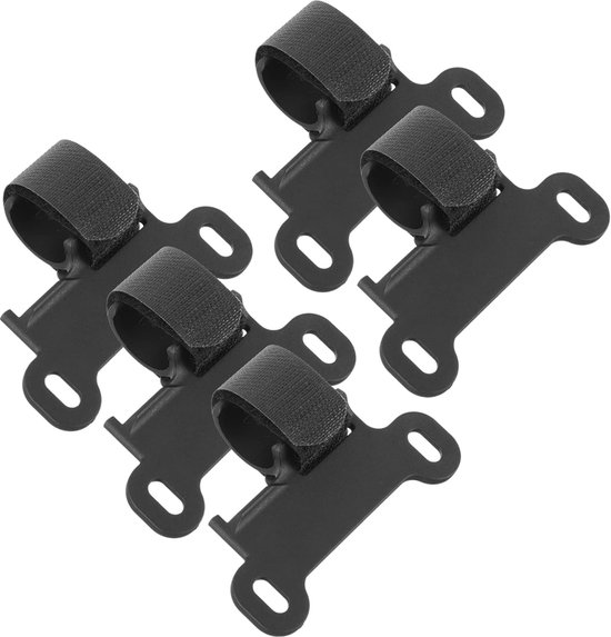 Fiets Pomp Beugel - Fietspomp Houder - Fietsen Onderhoud - Lichtgewicht Nylon - 8 cm - Zwart — afbeelding 5