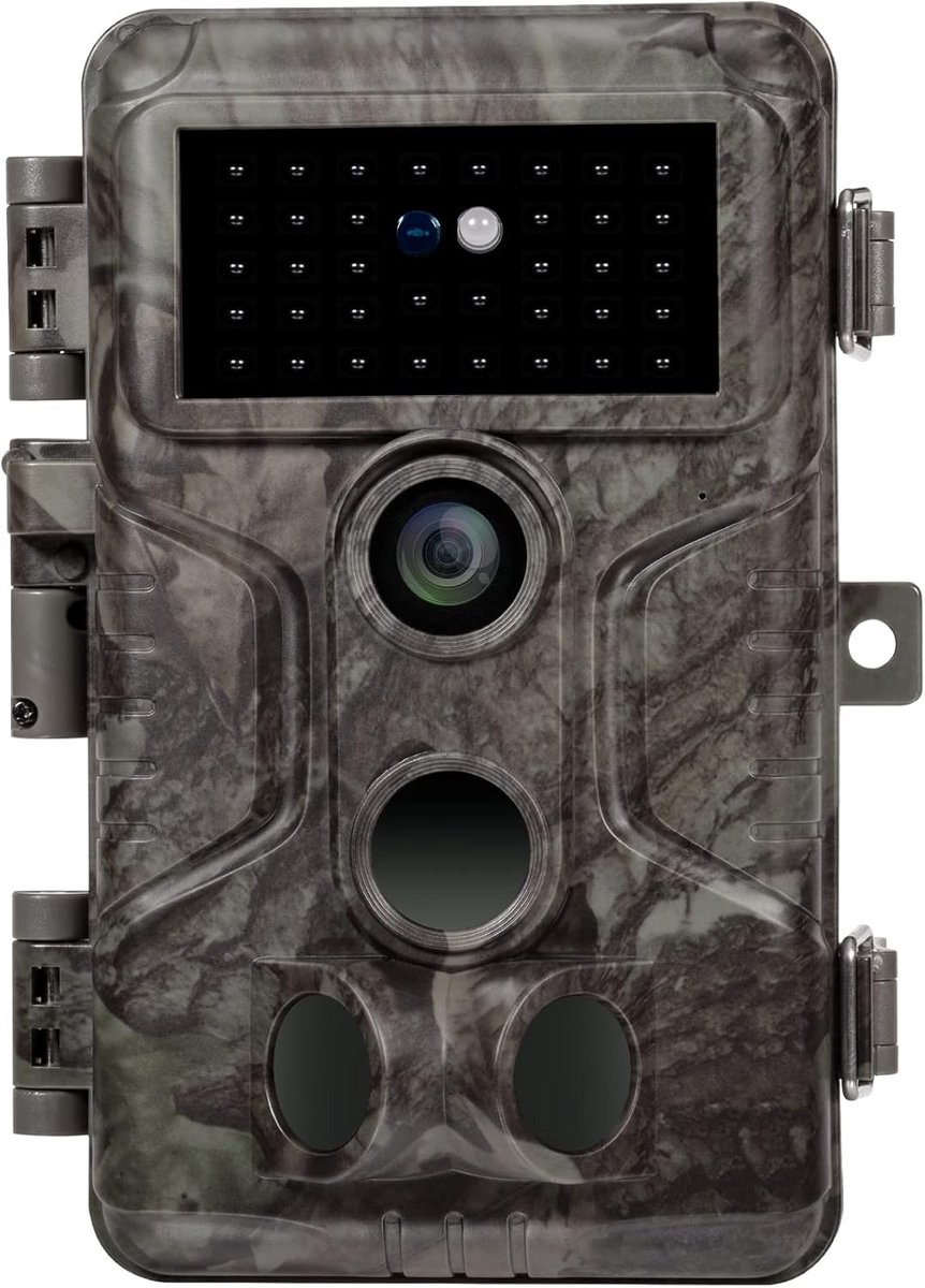 Wildcamera - Natuurcamera Trailcam - Dieren Observeren - Snelle Trigger 0.1s - 30M Nachtzicht - Camouflage