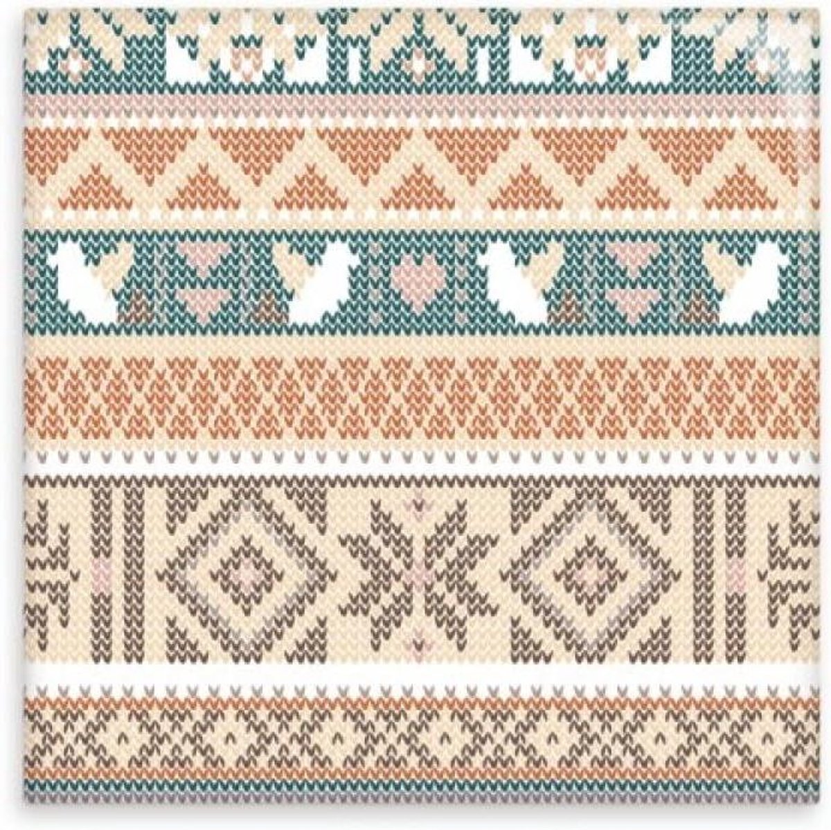 Keramische Wandtegels - Decoratieve Tegels - Badkamer Decoratie - Handgemaakt - 152 x 152 cm - Blauw