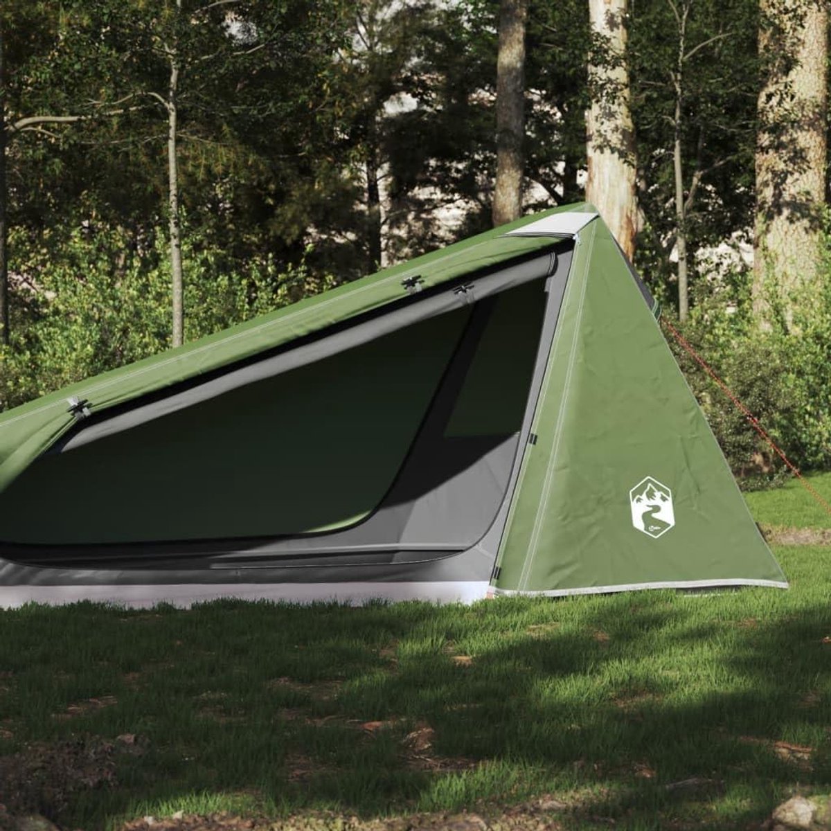 Kampeertent Tunnel - Eenpersoonstent - Outdoor avontuur - Waterdicht en winddicht - 1-Persoons - Groen