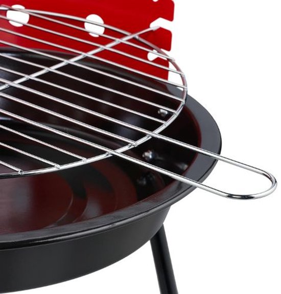 Barbecue BBQ Collection 33 X 32 X 55 CM Zwart Rood van Merkloos — afbeelding 3