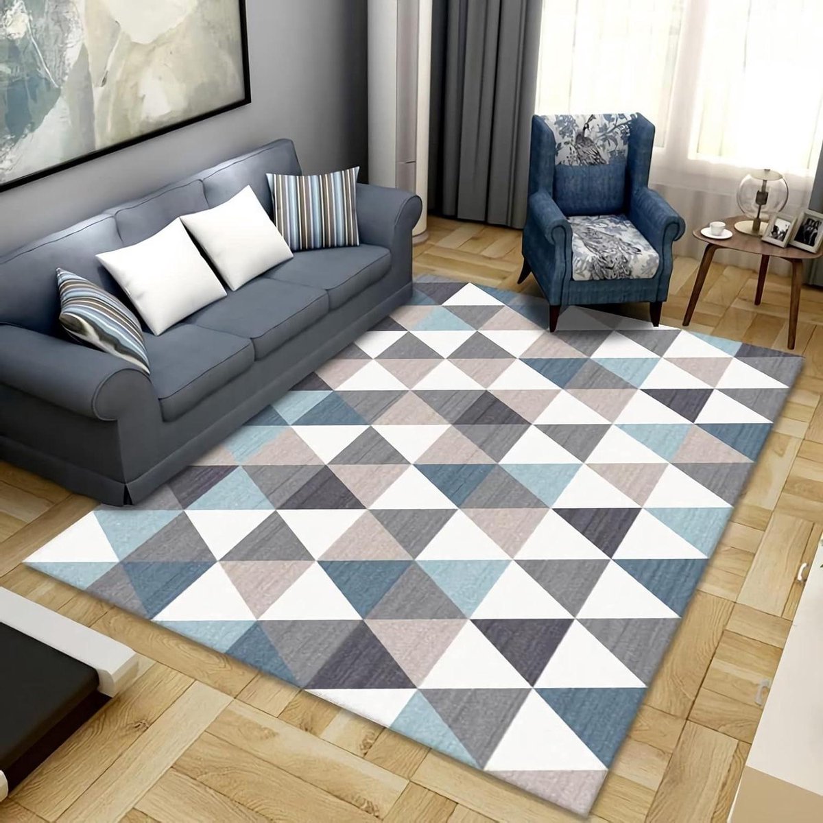 Vloerkleed - Oosterse vloerbedekking - Woonkamer decoratie - Zacht kristal fluweel - 200x3