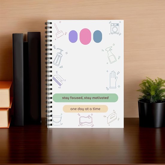 Huishouden Schema Boek - Routine Tracker - Taken Bijhouden - Visuele Voortgang - 21x14cm - Niet gespecificeerd — afbeelding 4