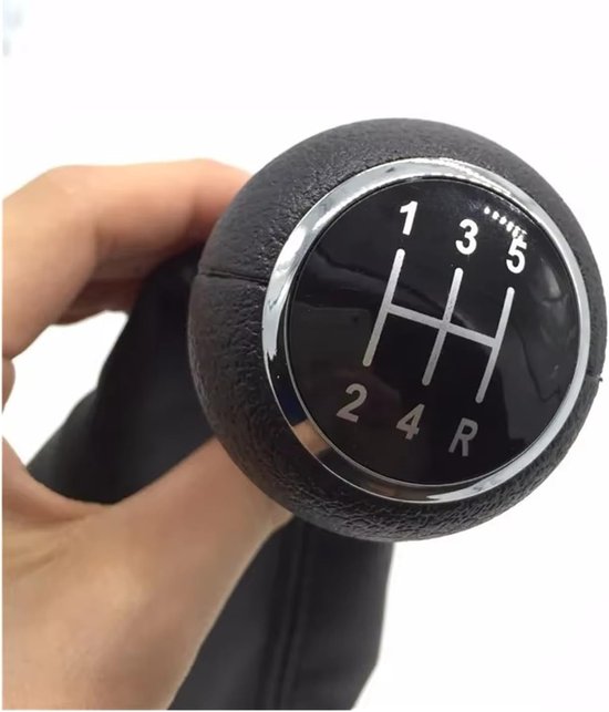 Versnellingspookknop - Pookhoes - Comfortabel Schakelen - Ergonomisch R-vorm - 12 mm - Zwart — afbeelding 4