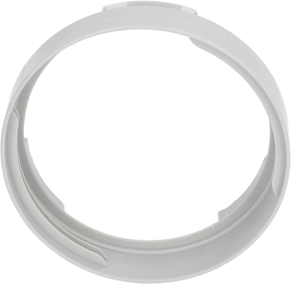 Uitlaatslangconnector - AC Adapter - Airco Afvoer - Lekvrije Pasvorm - 150 mm - Wit