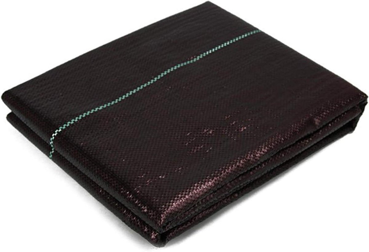 Onkruidbarrière Gronddoek - Landschapsstof Anti Gras - Tuinonderhoud Vereenvoudigen - UV Stabilisatie Ademend - 150x300cm - Zwart