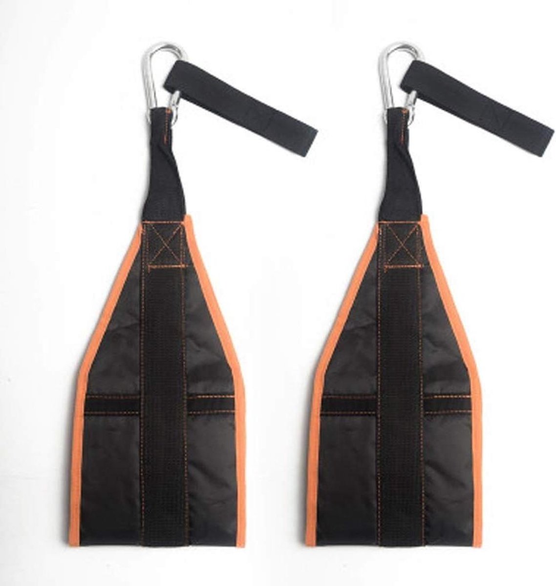 Buikspier Riem - Hangende Sling - Thuisfitness Training - Eenvoudige Installatie - Tot 120kg - Zwart