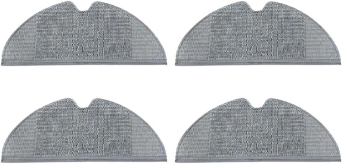 Mopdoeken - Reserve doekjes - Robotstofzuiger - Extra microvezels - 4 stuks - As Shown B