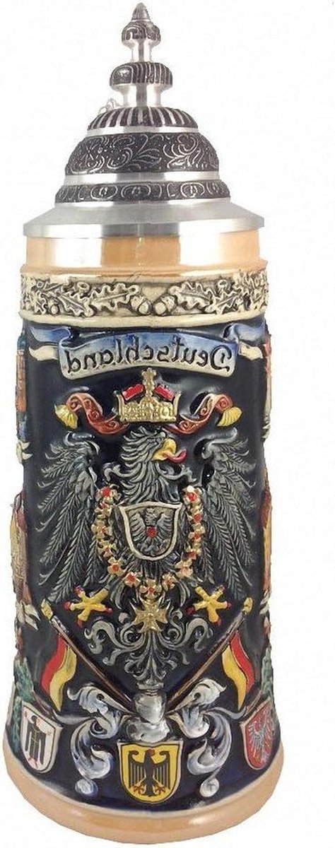 Bierpul Seidel - Bierglas Pul - Bier Drinken - Gemaakt in Duitsland - 1 Liter - Transparant