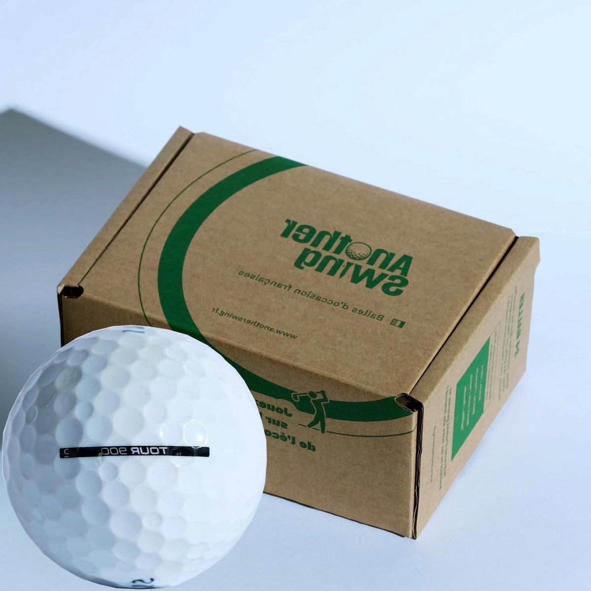 Golfballen - Gebruikte ballen - Golf spelen - 3-delige constructie - 24 stuks - Wit