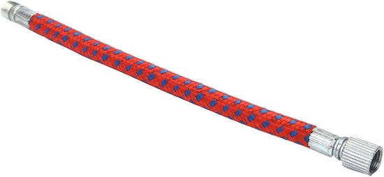 Fietspomp slang - Bandenpomp accessoire - Fietsbanden oppompen - Aluminium constructie - 16.5cm - Zilver — afbeelding 3