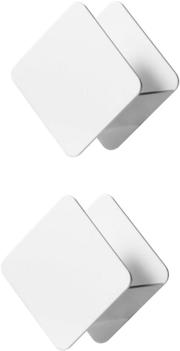 Opbergrek - Sponshouder - Keuken Organiseren - Zuignap Bevestiging - 7.5 x 7.5 x 9.6 cm - Wit