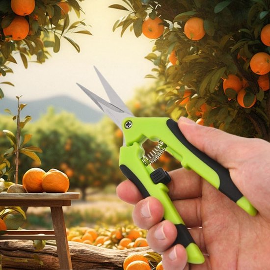 Stainless Steel Professional Pruning Shears for Garden and Bonsai - Trimming, Harvesting, and Plant Shears van Merkloos	 — afbeelding 3