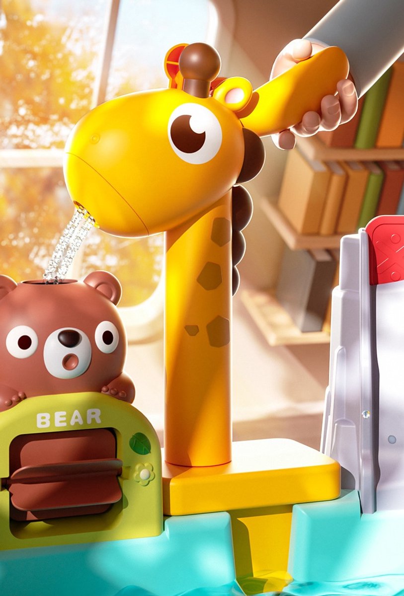 Eco Toys Giraffe Blauwe Watertafel — afbeelding 5