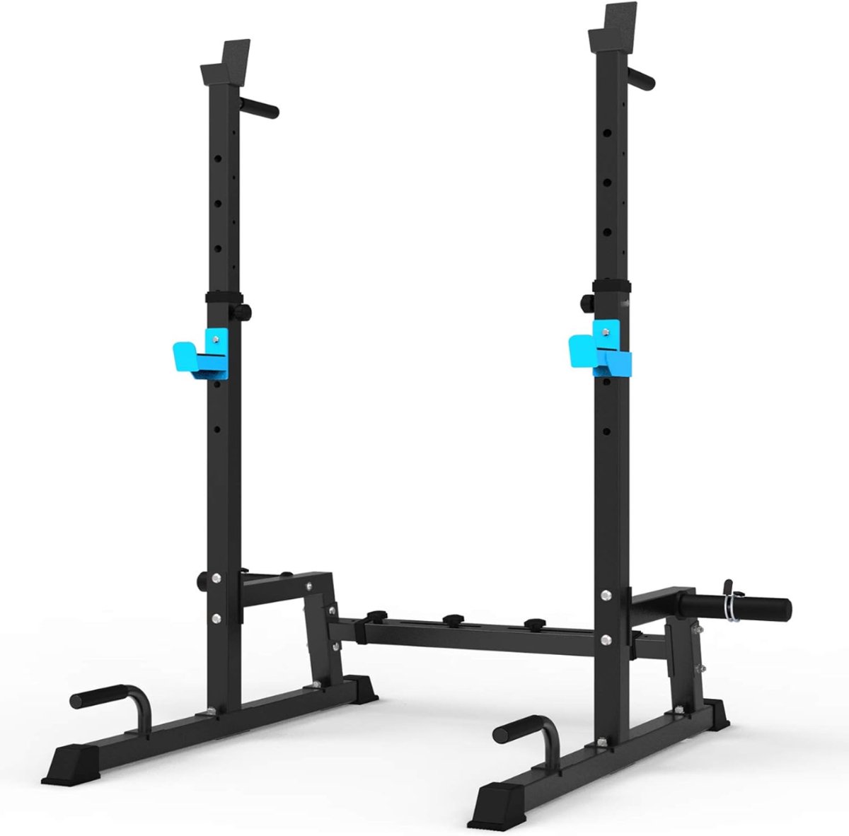 KAD® Squat Rack - Power Rack – Professioneel Squat Rack voor Thuisgym – Inclusief J-Hooks & Pull-up Bar – Max. Draagvermogen 200 kg - Zwart - 106cm x 101cm x 145cm