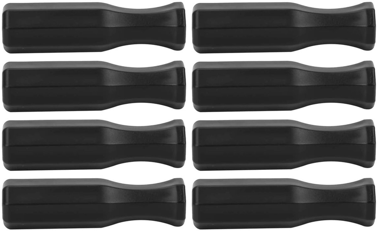 SOUQONE- Tafelvoetbalhandvatten Ergonomisch - 8 Stuks - Octagonale Plastic Handvatten - Geschikt voor Standaard Tafelpoten - Duurzaam - Comfortabele Grip - Tafelvoetbalhandgrepen