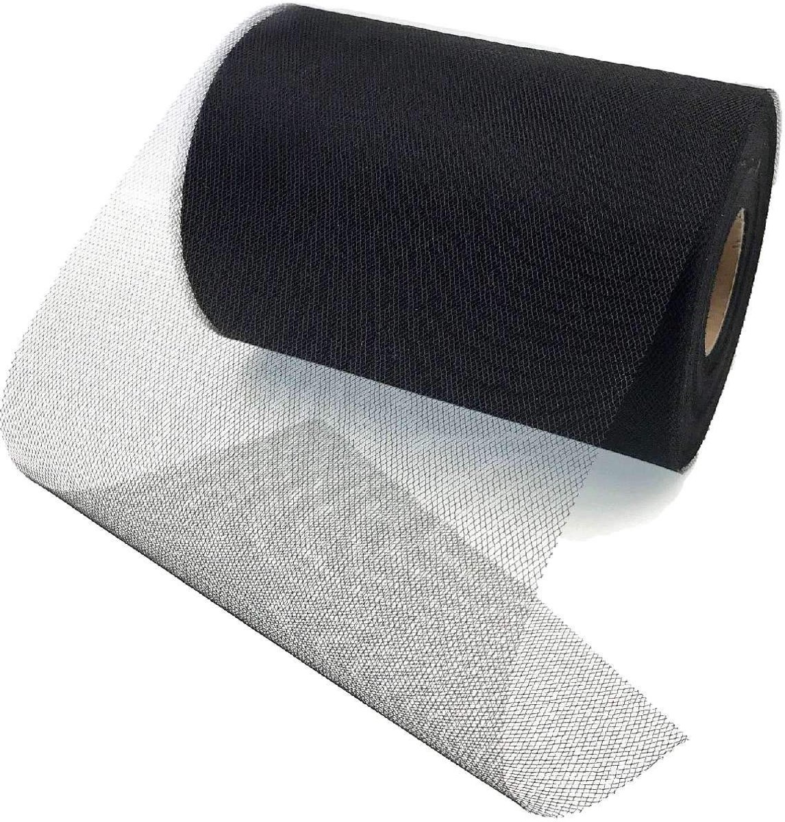 LIVIA HOME- Tule 15 x 91 m - Zachte Tule - Zwarte Tule Netting - Tafelrok - Tutu Jurk - Bruiloft Decoraties - Tule Stof