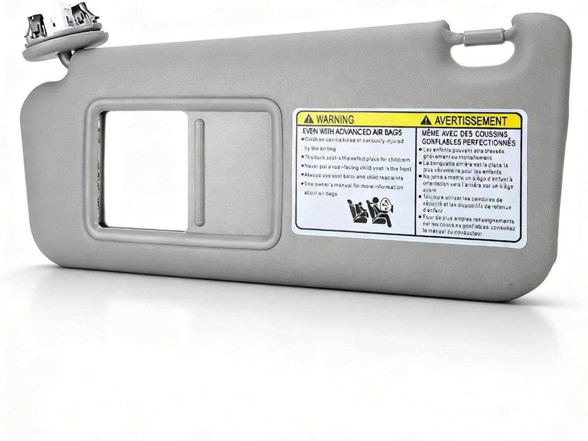 Dailygoods- Zonneklep 100% Nieuw - Zonneklep Auto - Links - Geschikt voor RAV4 2006-2009 - ABS - Onderdeelnummer 74320-42501-B2 - Zonneklepje