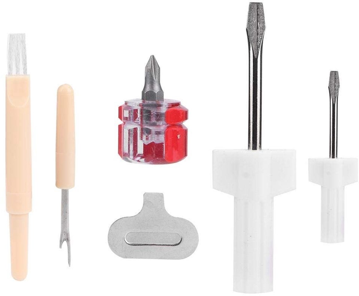 Dailygoods - Naaimachine Onderhoud Kit met 5 Praktische Tools voor Huishoudelijk Gebruik