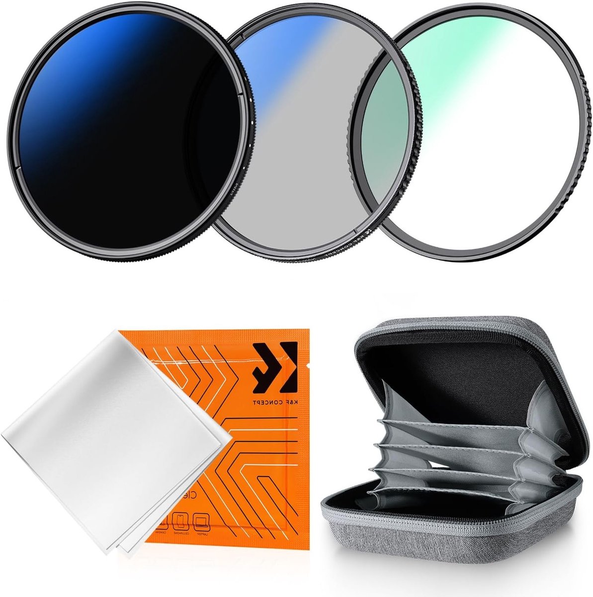 82mm Nano-Klear Filter Set met UV, CPL en ND2-400 - Bescherming en Creatieve Fotografie Accessoires