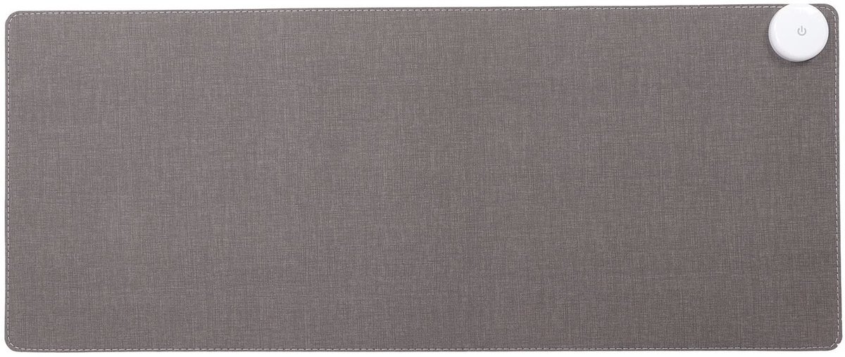 Dailygoods- Verwarmde Muismat 3 Versnellingen - Verlengd Bureauonderlegger 31,5x13 Inch - Multifunctioneel - Voetenwarmer - Ultradun - Veilig Verwarmingssysteem - Gamingmuismat