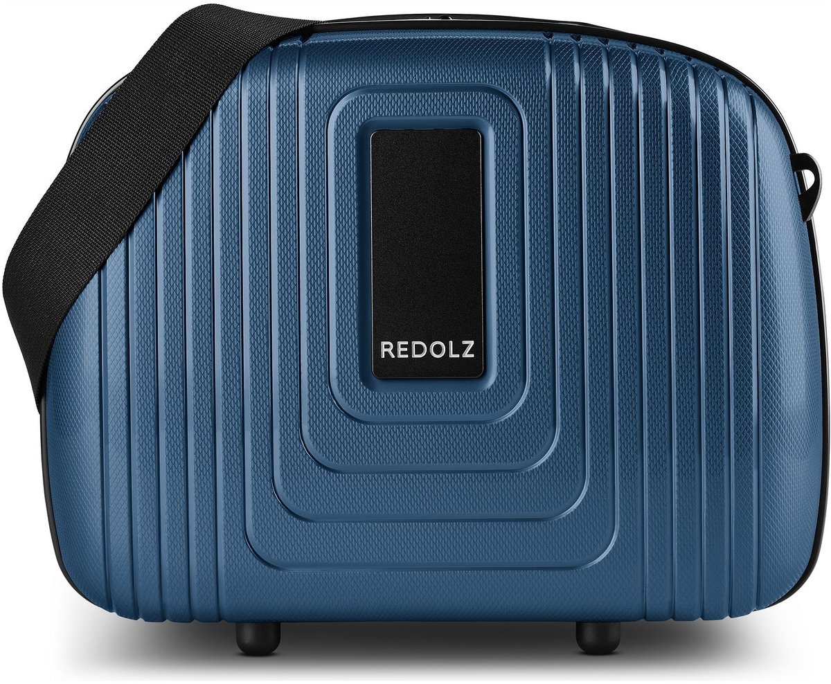 Redolz Essentials 14 Beautycase 34 cm - 14 L - Ritssluiting - dark blue metallic