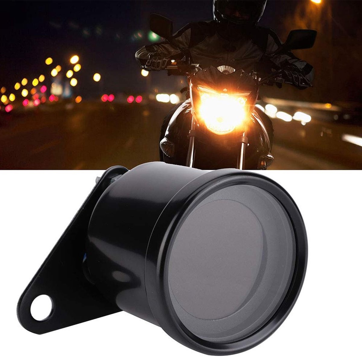 Universele Digitale Motorrij Speedometer en Toerenteller met LED Display en Waterdicht Ontwerp voor 12V Motoren