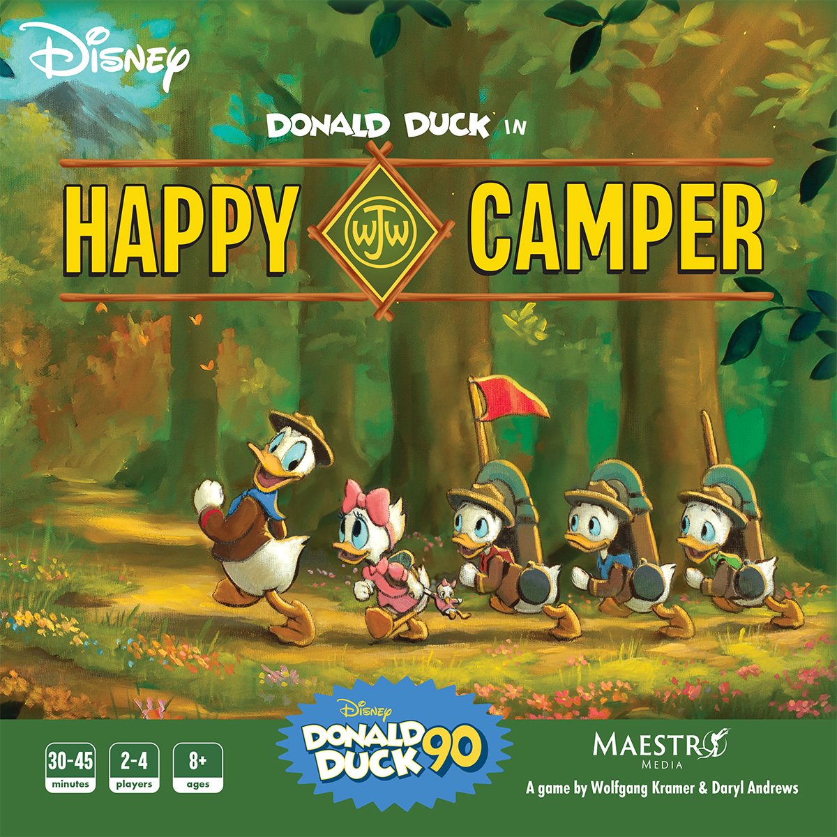 Donald Duck in Happy Camper - Bordspel - Engels