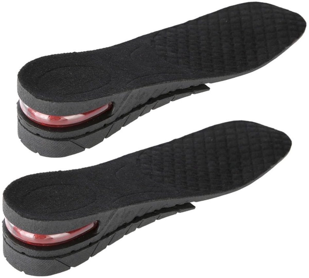 Dailygoods- Inlegzolen Hoogte Verstelbaar - Vier-laags - PU Materiaal - Hielverhoging - Comfortabel - Ventilatiegaten - Hielverhogers
