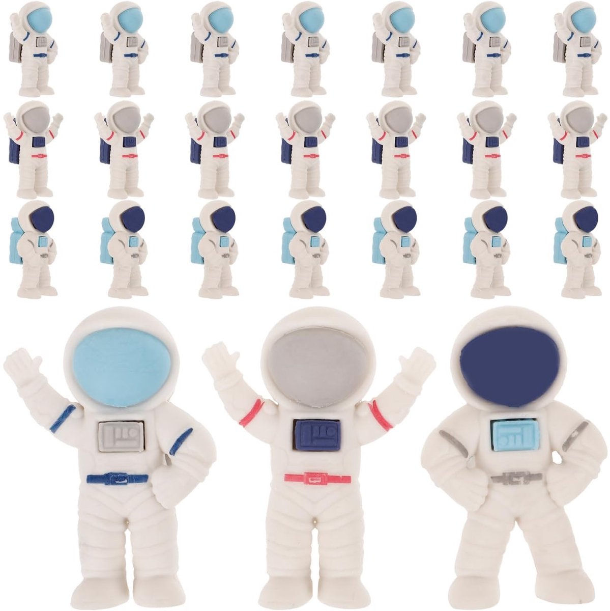 Dailygoods- Schildergum Schattige Astronaut - Mini Gum - Ruimte Thema - Lichtgewicht - Eenvoudig Op te Bergen - Perfect voor Studenten