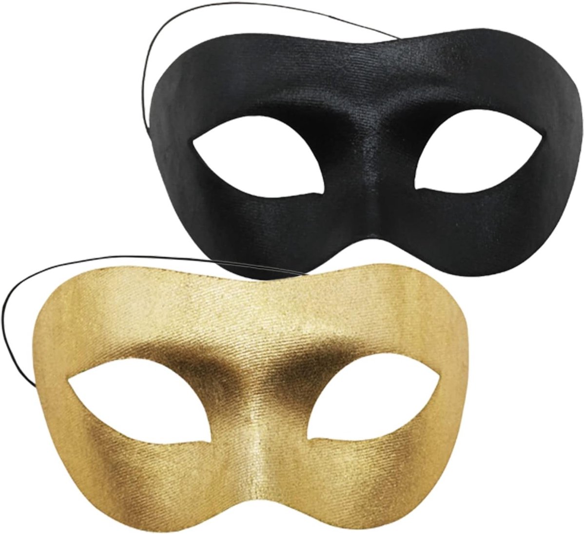 Set van 2 Matte Venetiaanse Maskers voor Cosplay en Feestjes - Perfect voor Carnaval, Halloween en Maskerballen