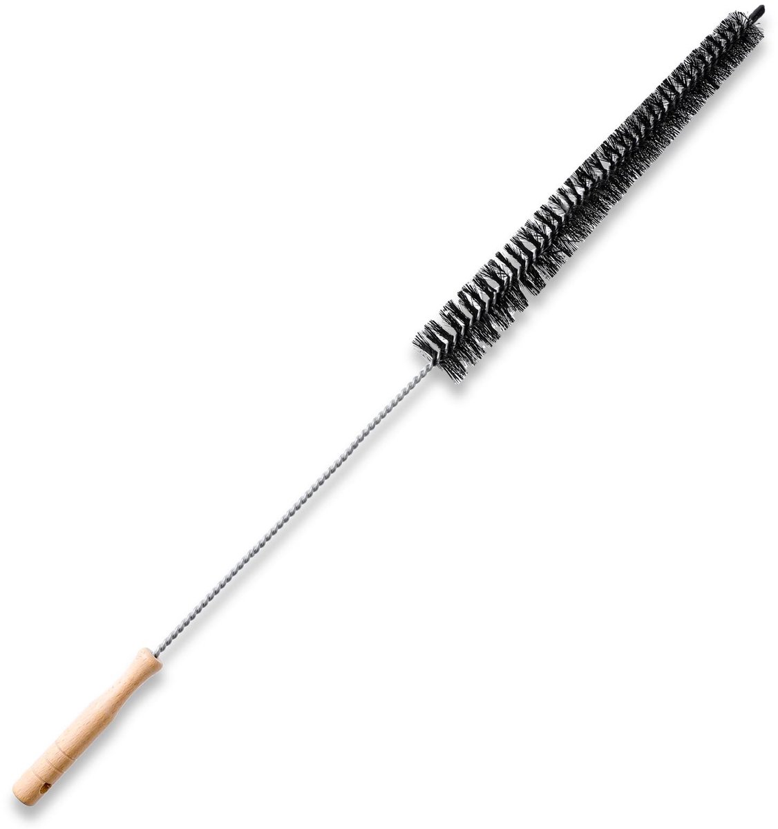 Dailygoods- Radiatorborstel 72 cm - Flexibele Reinigingsborstel - Nylon/Hout - Verwijdert Stof/Dirt - Verbetert Luchtkwaliteit - Maximaliseert Verwarmingsvermogen