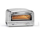 Cuisinart - Pizza Oven - Houtgestookte smaak in 5 minuten - Voor binnen - Complete pizza set - Inclusief pizzaschep, pizzasnijder, steen en diepe schaal - RVS