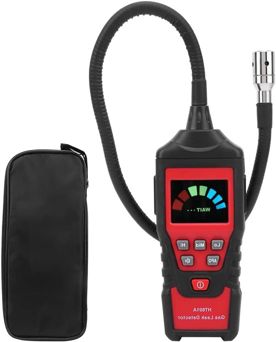 Draagbare H2S Waterstofsulfide Gasdetector met LED - Combustible en Ontvlambare Gaslekkage Tester voor Professionele Technici en Ingenieurs