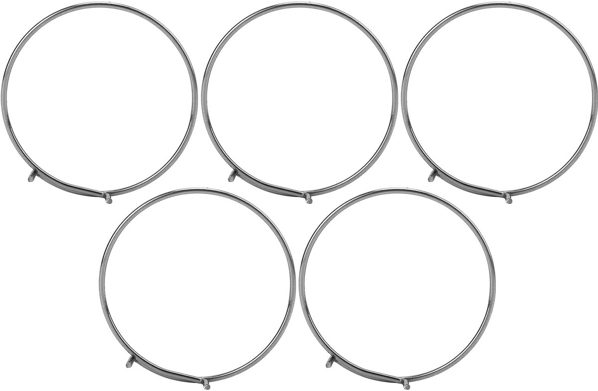JHUBERS- Fiets Hub Pal - 5 Stuks - Roestvrij Staal - Duurzaam - Slijtvast - Buitendiameter 26 mm - Geschikt voor Draaipunt F0/F1/F3/F5/XL/KT - Naafveer