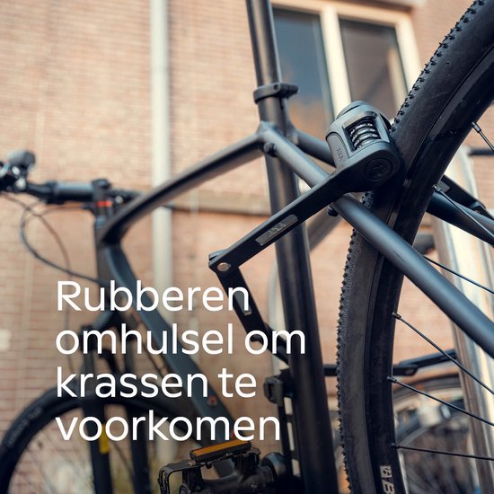 AXA Fold Lite C100 - Fietsslot - Vouwslot - Code sluiting - Voor elk type Fiets - Licht Gewicht - Met Houder - 100 cm lang - Zwart van AXA — afbeelding 4