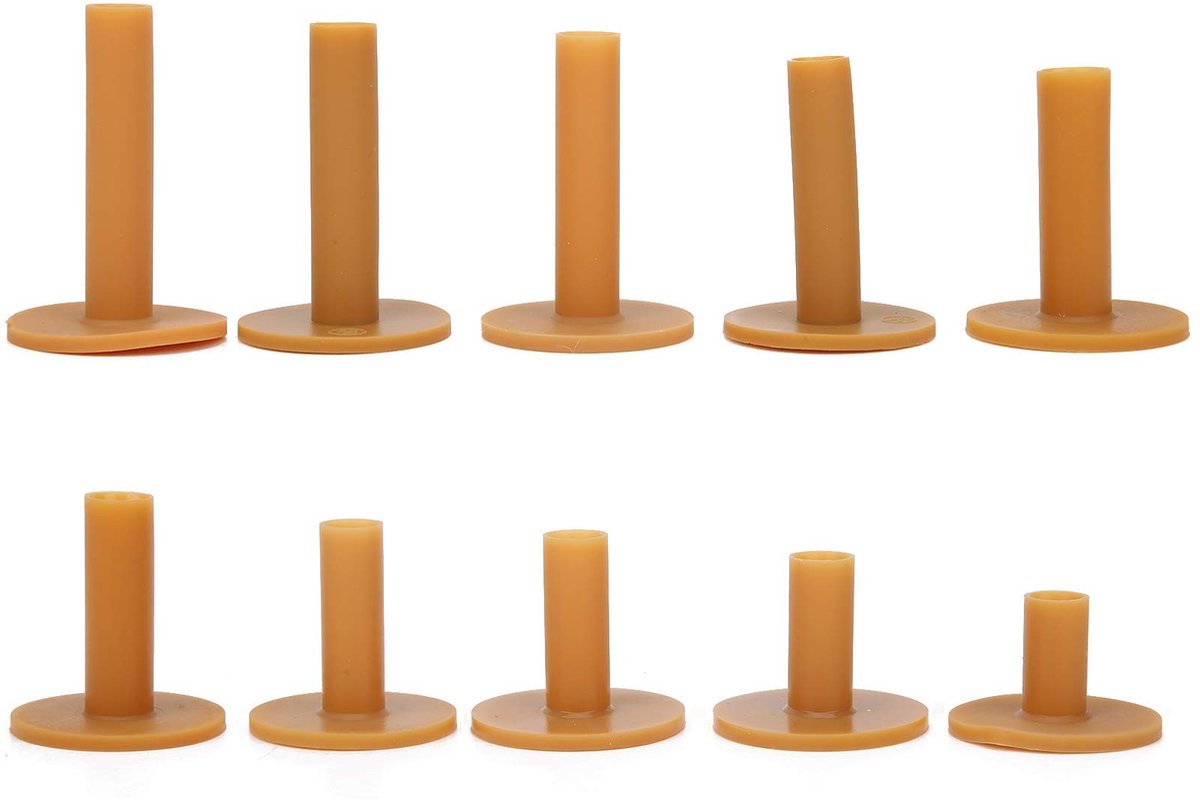 ZEYNOMAX- Golf Tee 10 Stuks - Duurzaam Rubber - Stevige Basis - Flexibel - Golf Accessoire - Trainingshulpmiddel - Golfaccessoire