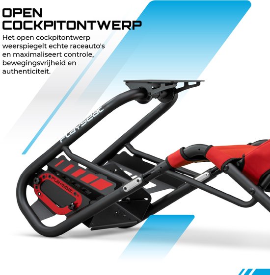 Playseat® Trophy Racestoel - Race Cockpit - Direct Drive Capable - Volledig Verstelbaar - ActiFit - Rood van Playseat® — afbeelding 5