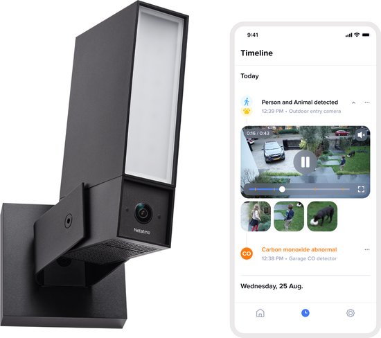 Netatmo Outdoor Cam Original - Zwart